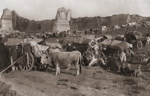 Camp of Turkish refugees, 1912